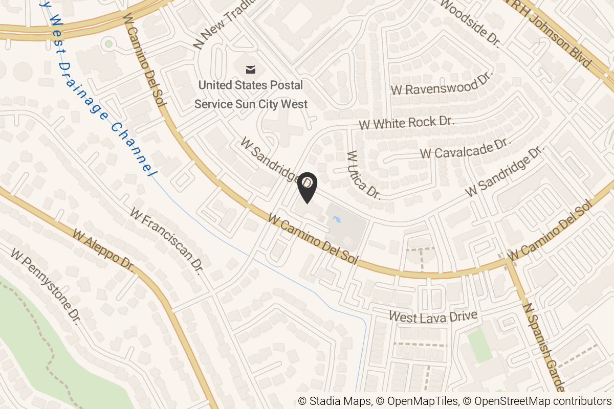 Map with location marker