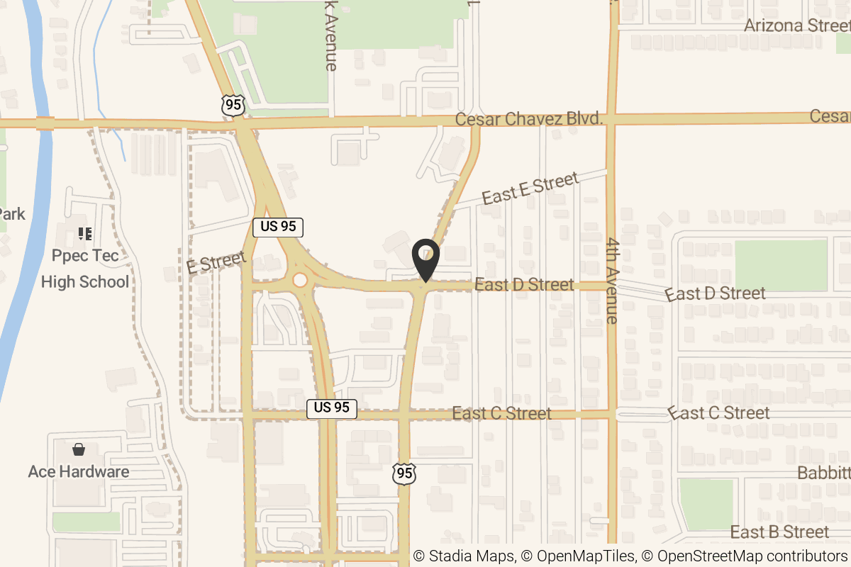 Map with location marker