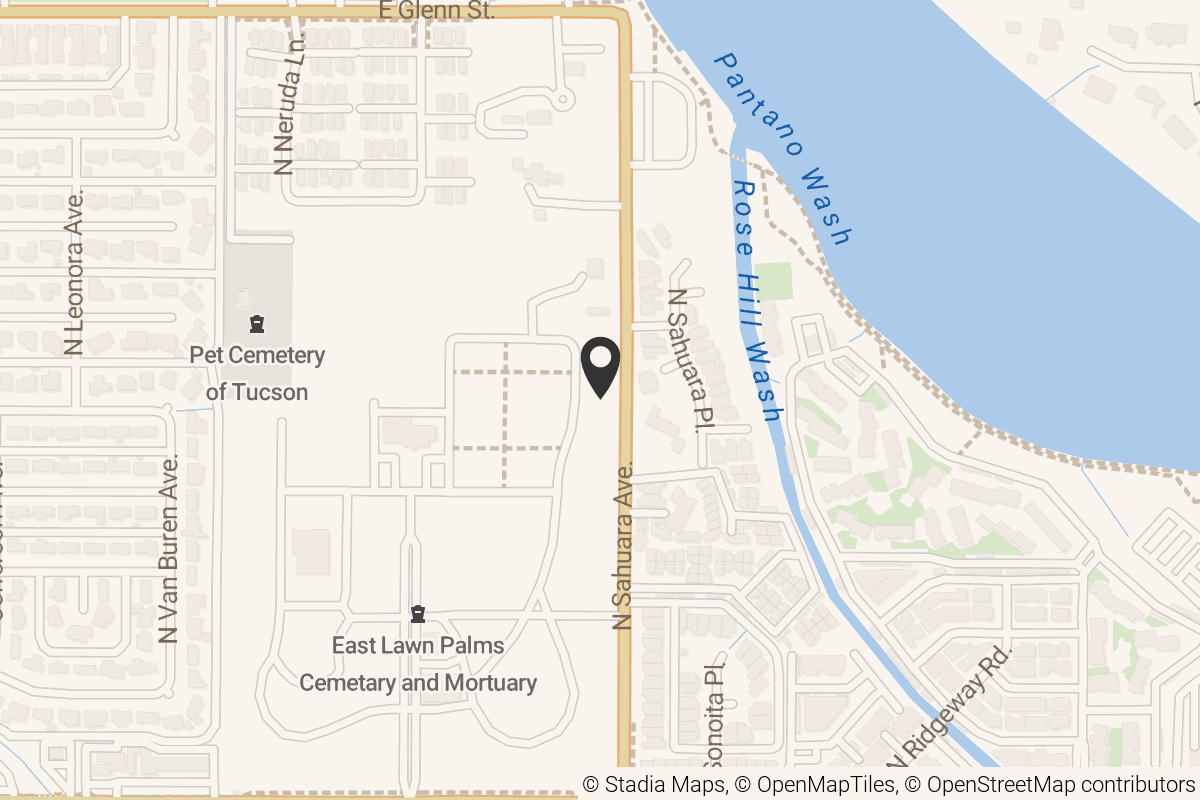 Map with location marker