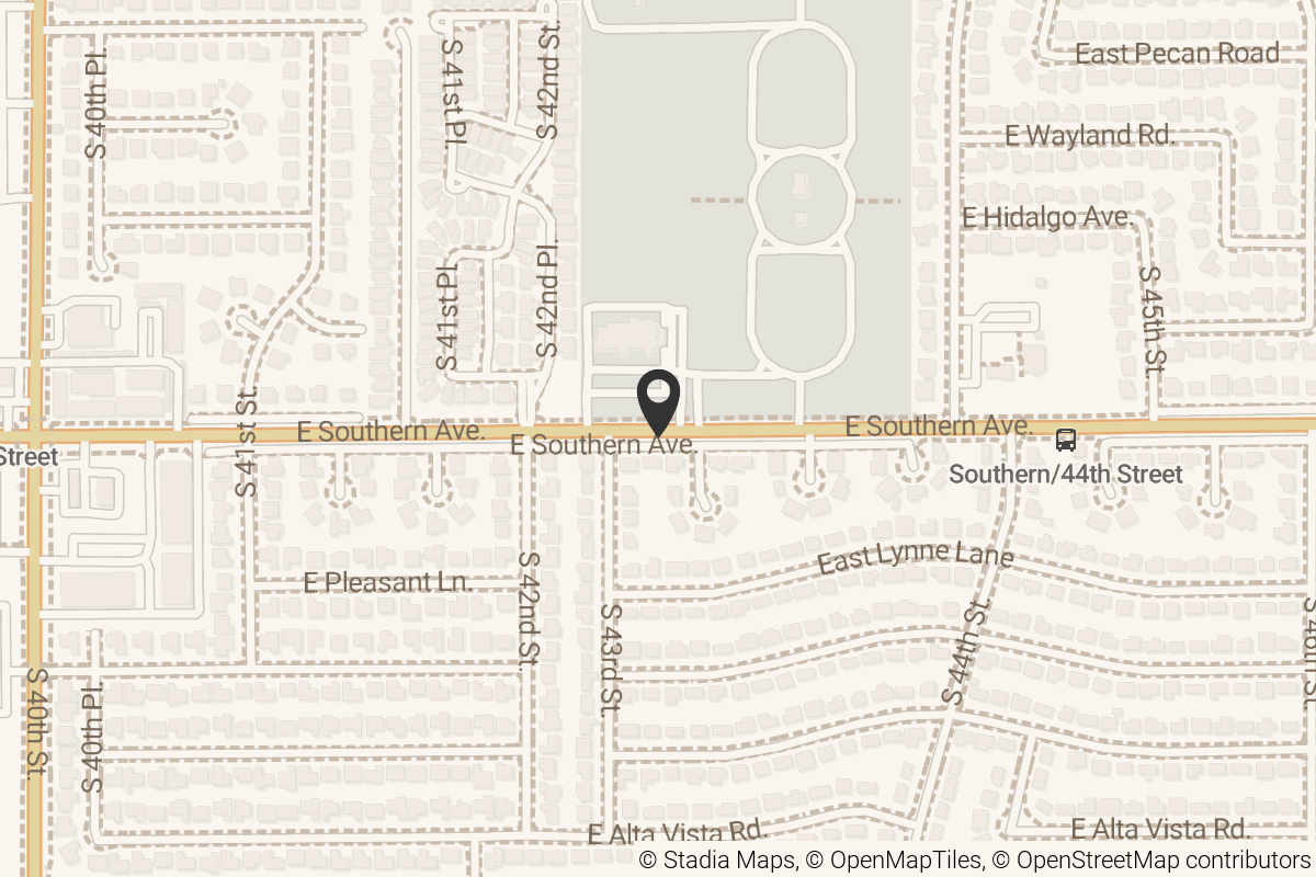 Map with location marker