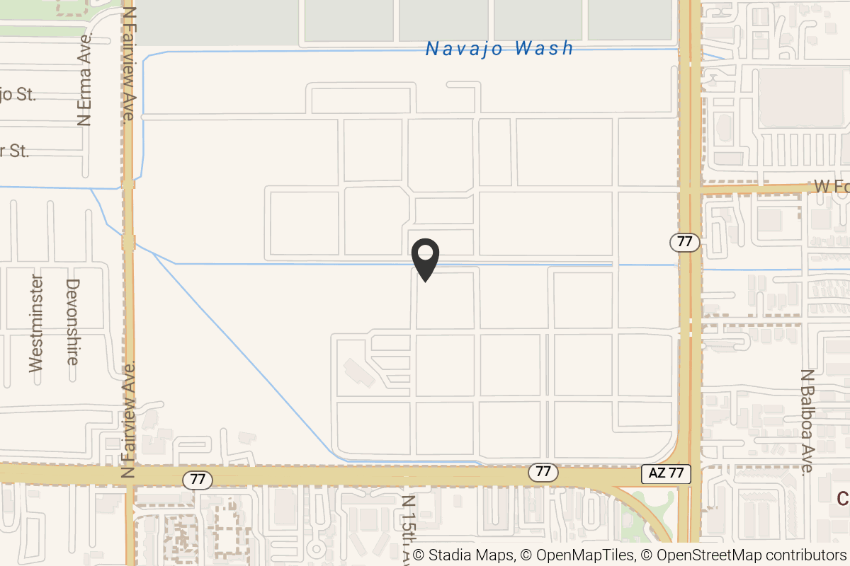 Map with location marker