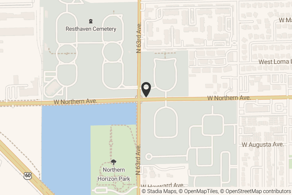 Map with location marker