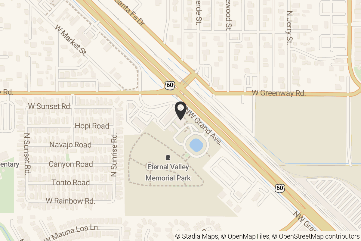 Map with location marker