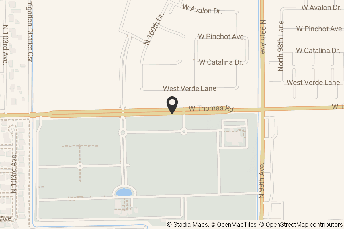 Map with location marker