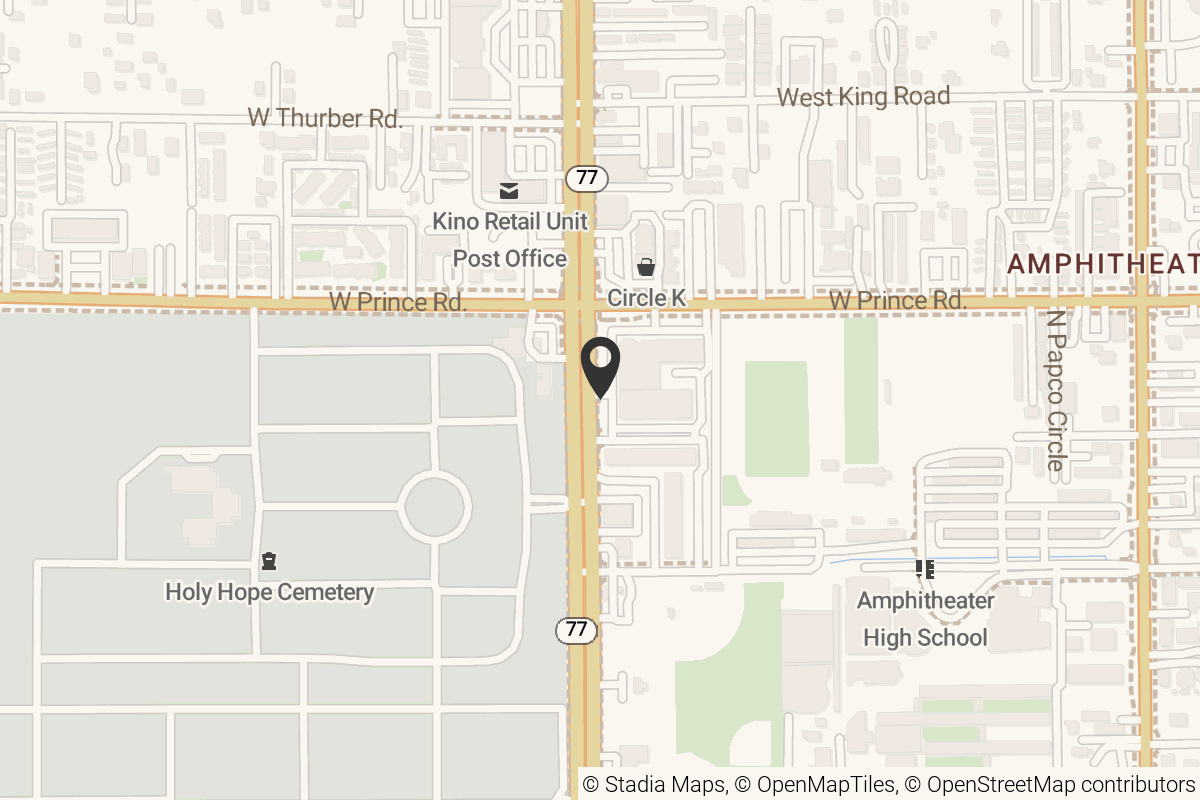 Map with location marker