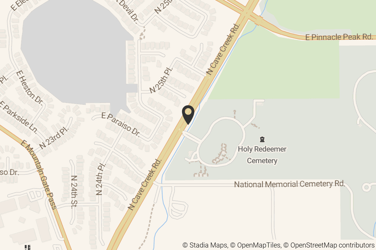 Map with location marker