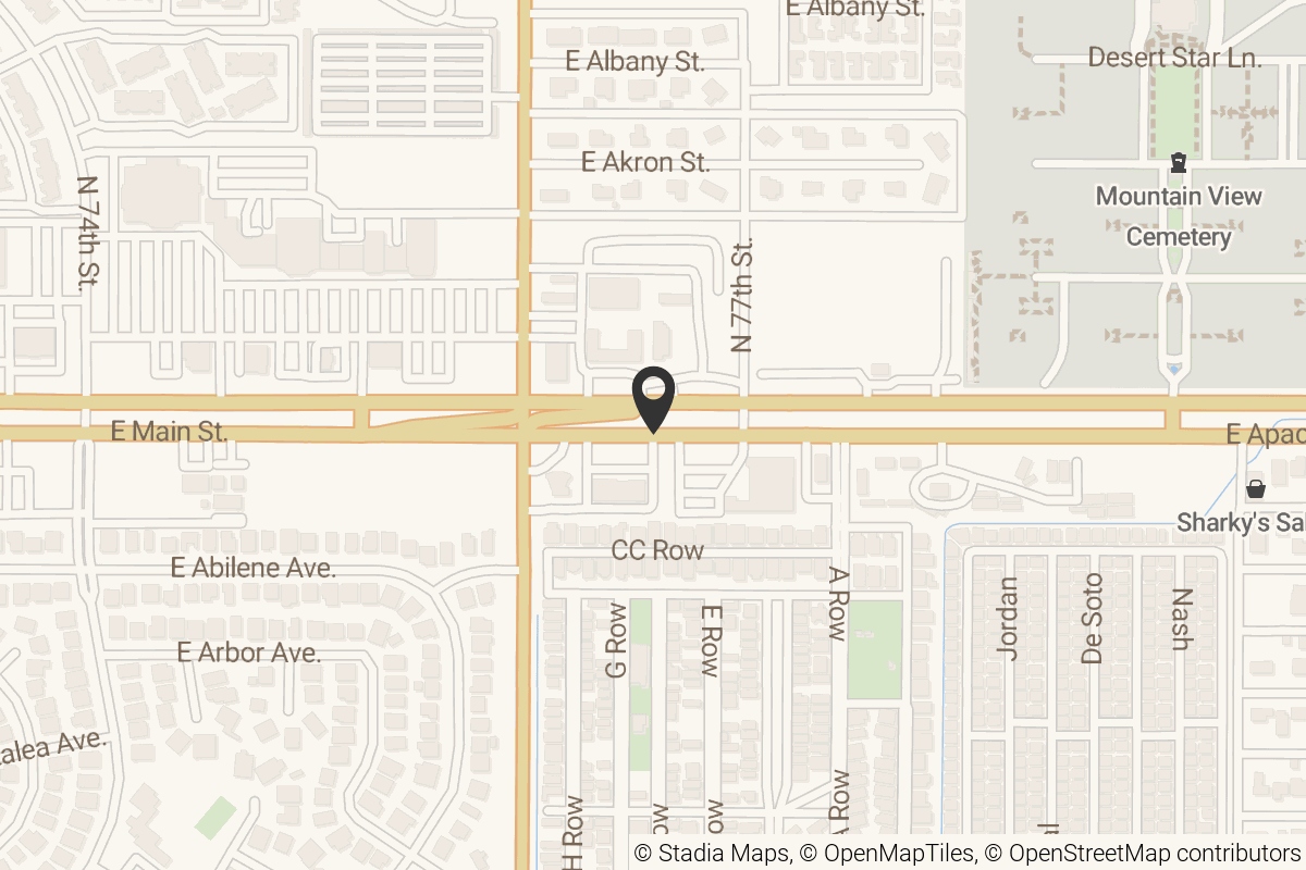 Map with location marker