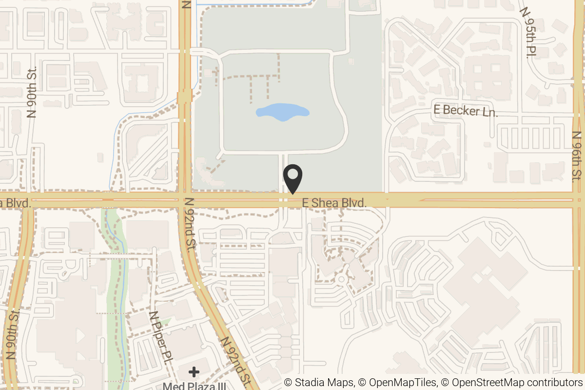 Map with location marker