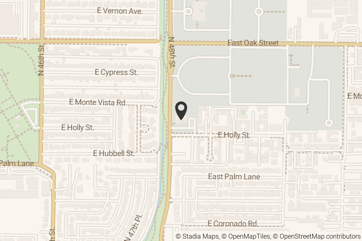 Map with location marker