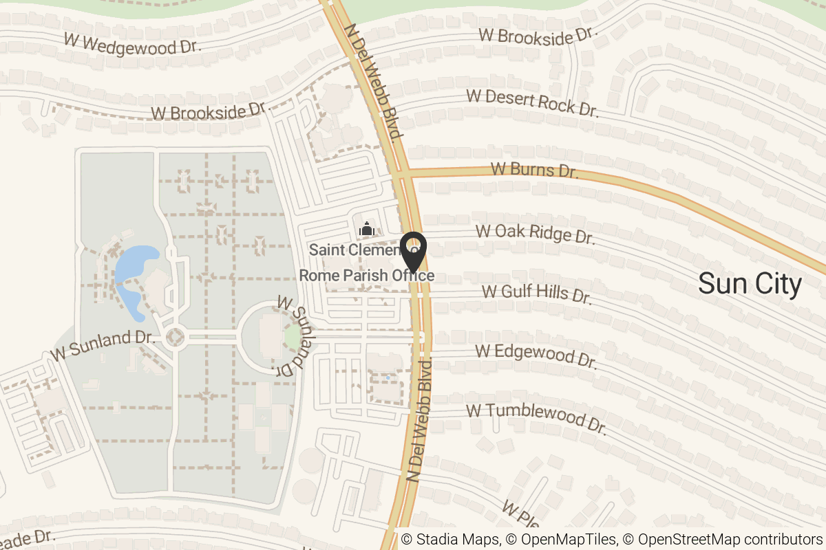 Map with location marker