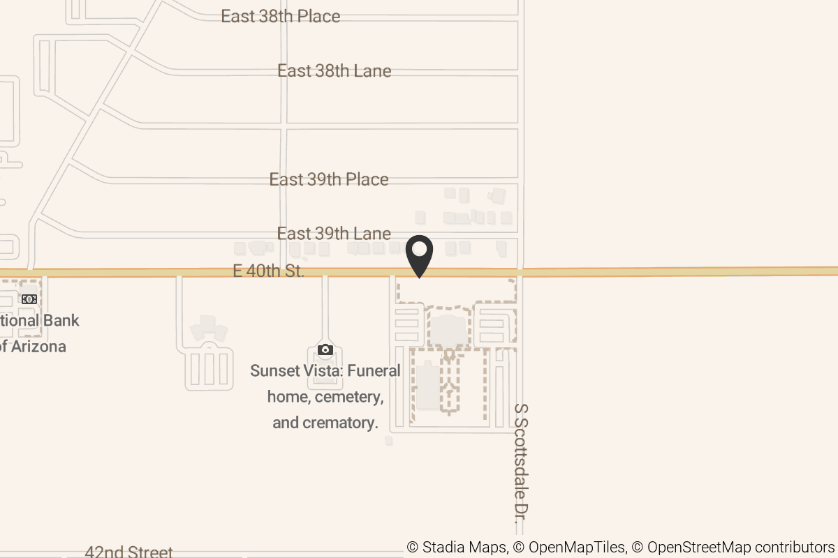 Map with location marker