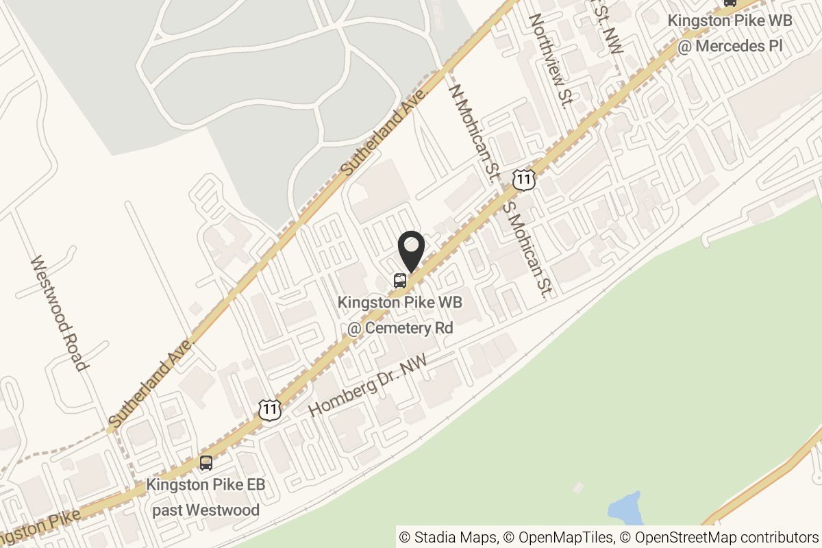 Map with location marker