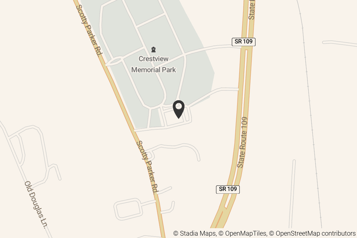 Map with location marker