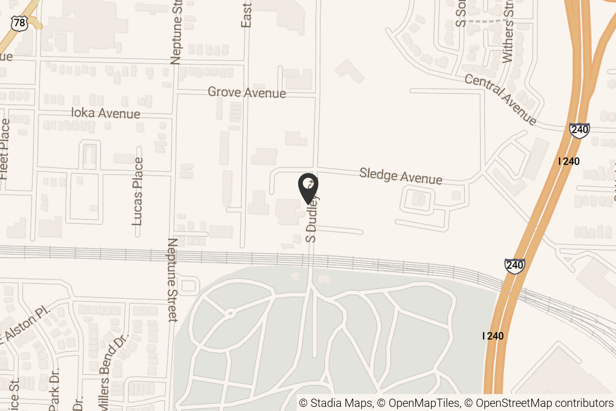 Map with location marker