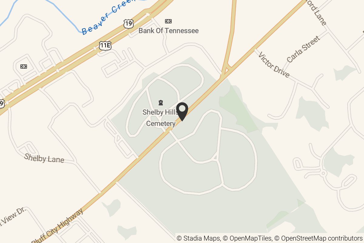 Map with location marker