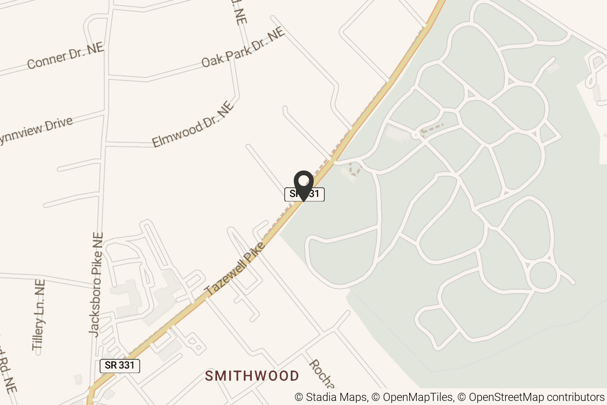 Map with location marker