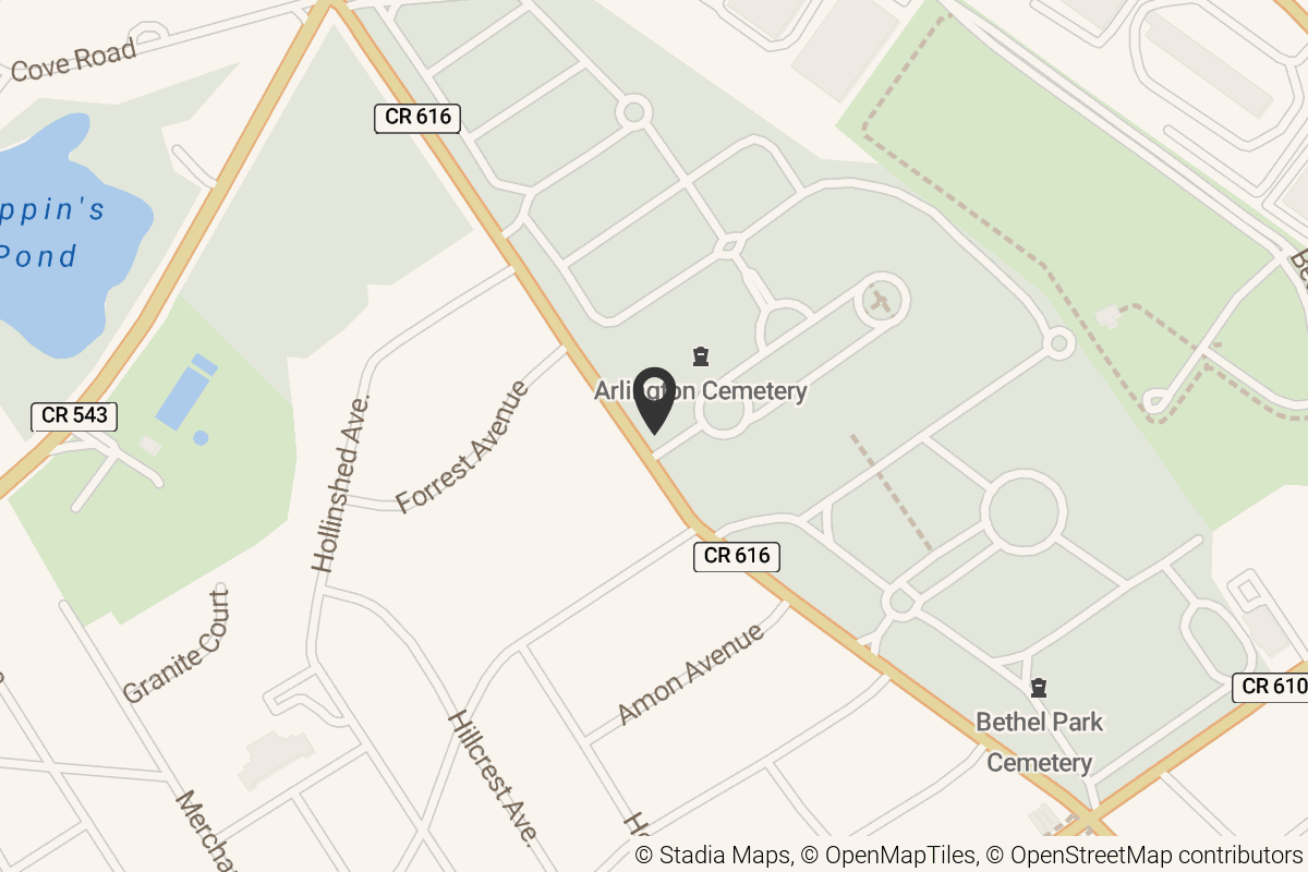 Map with location marker