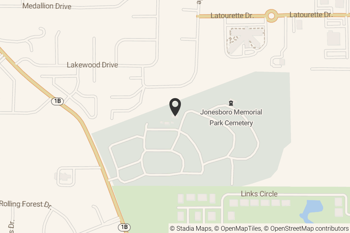 Map with location marker