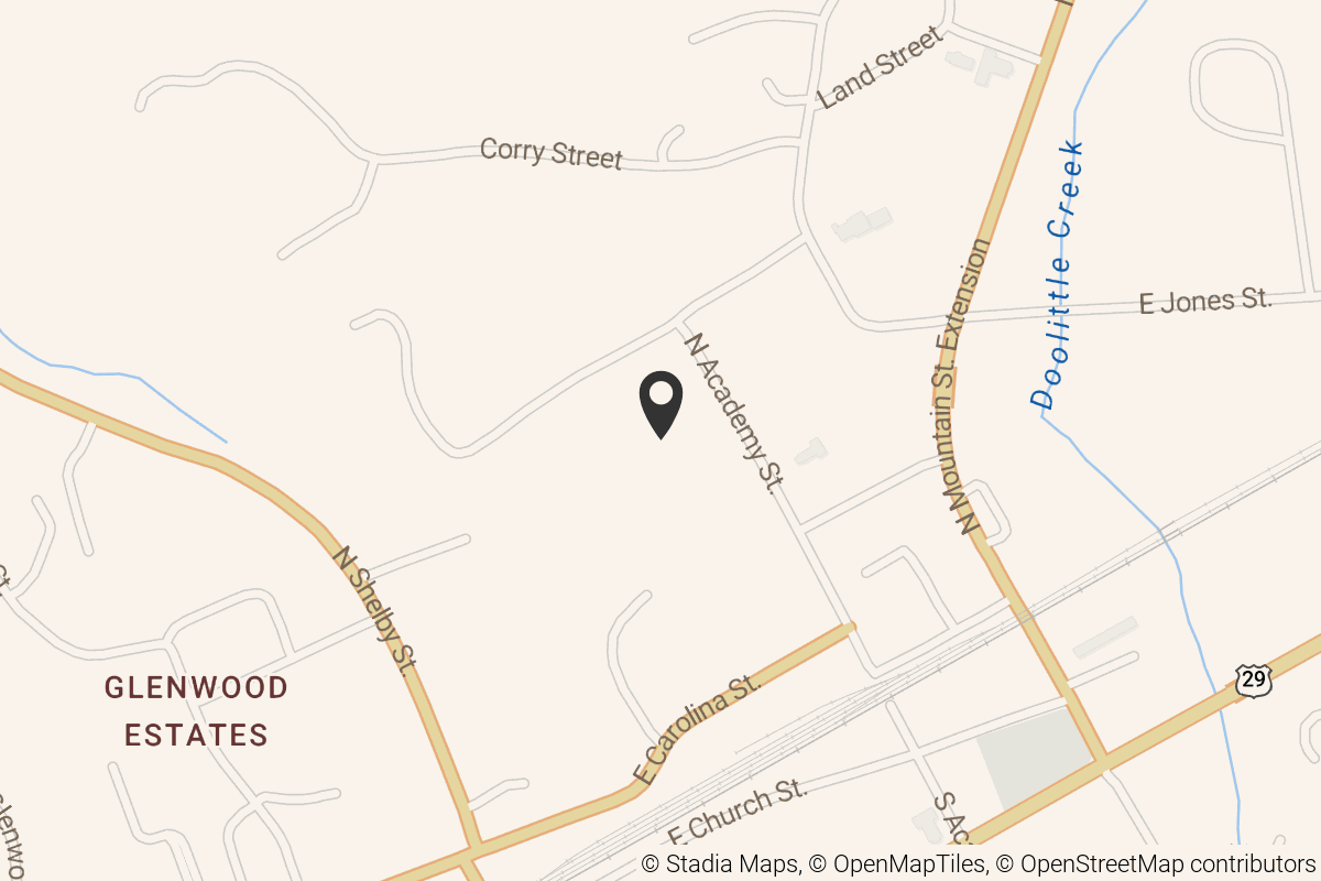 Map with location marker