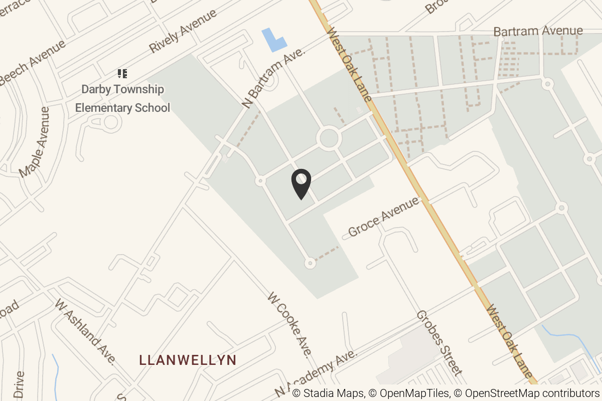 Map with location marker