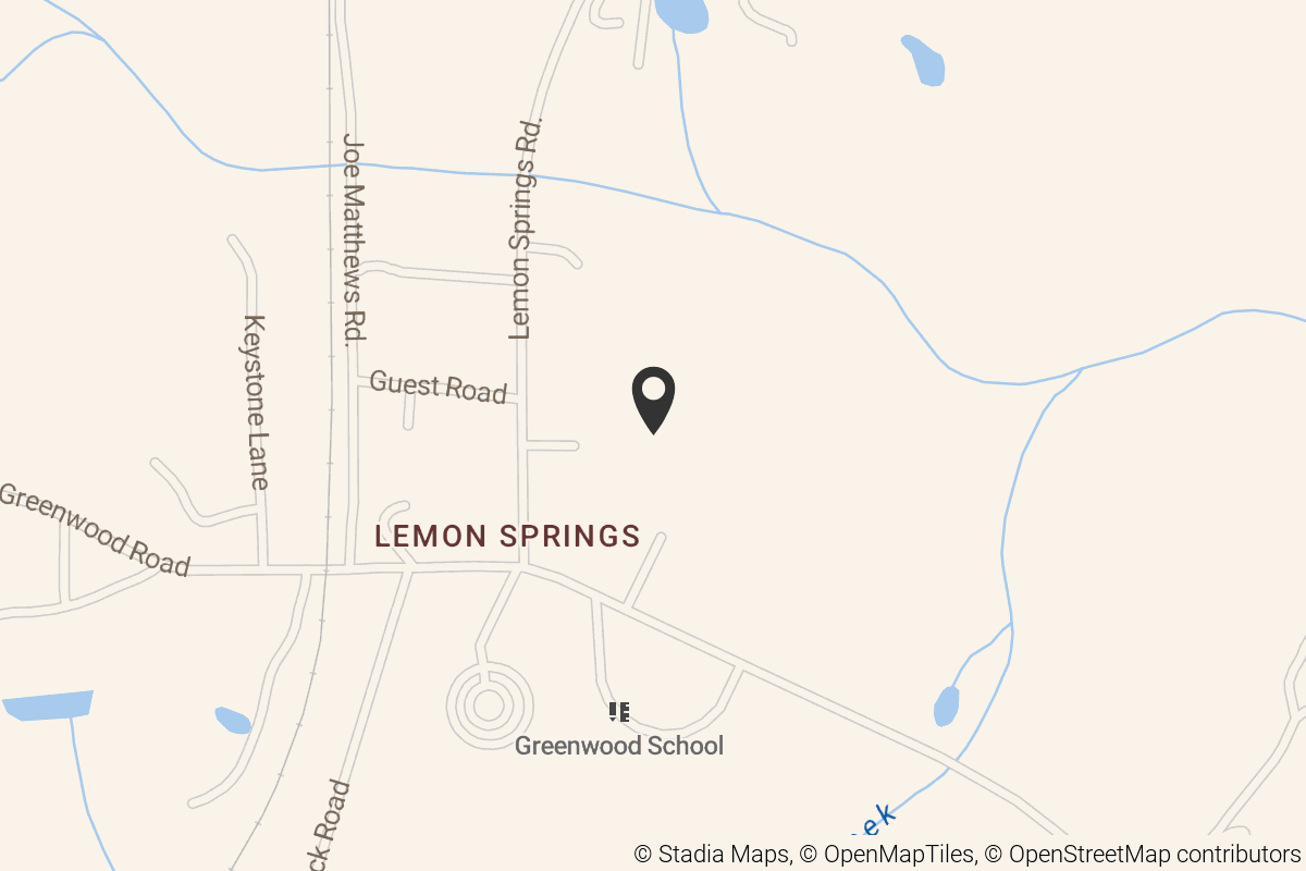 Map with location marker