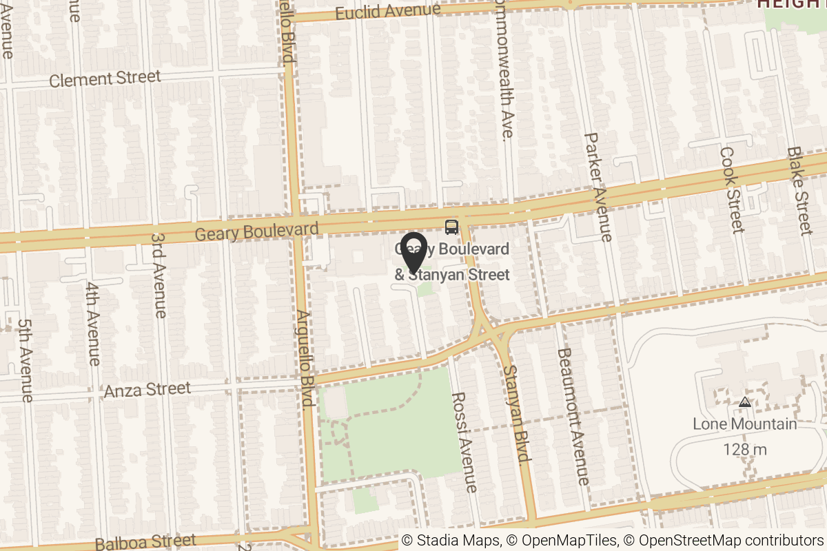 Map with location marker