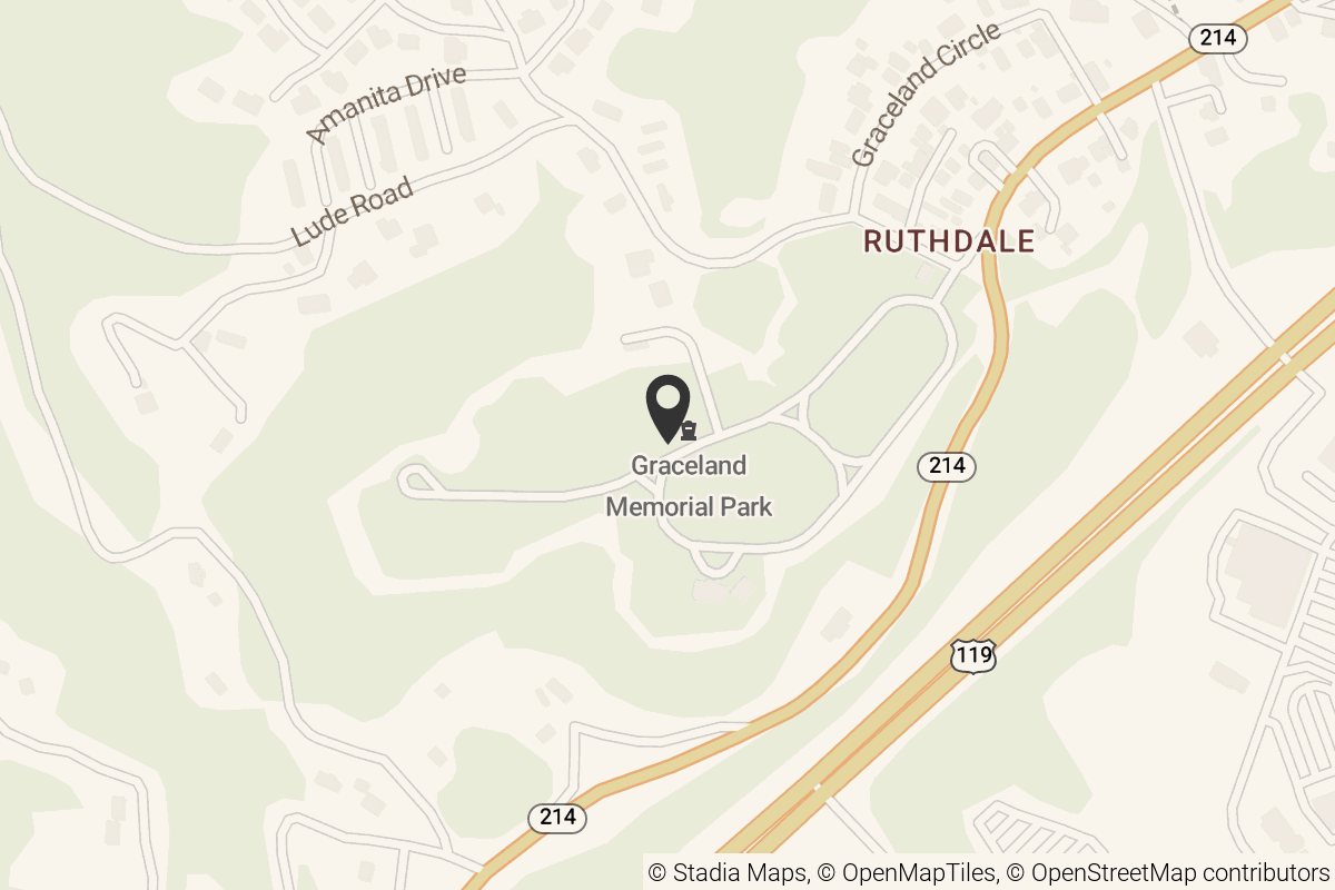 Map with location marker