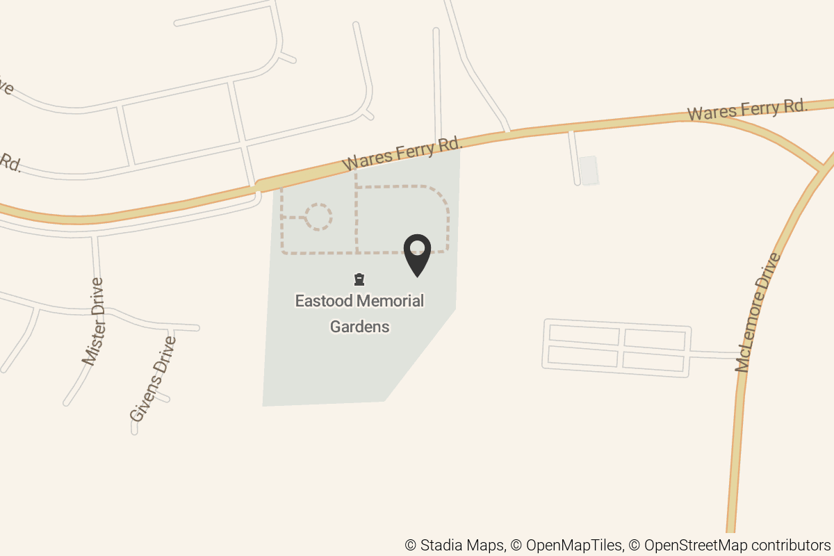 Map with location marker