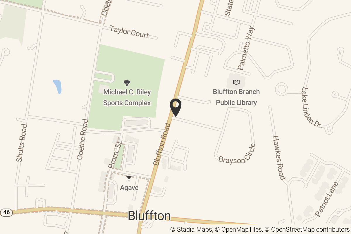 Map with location marker