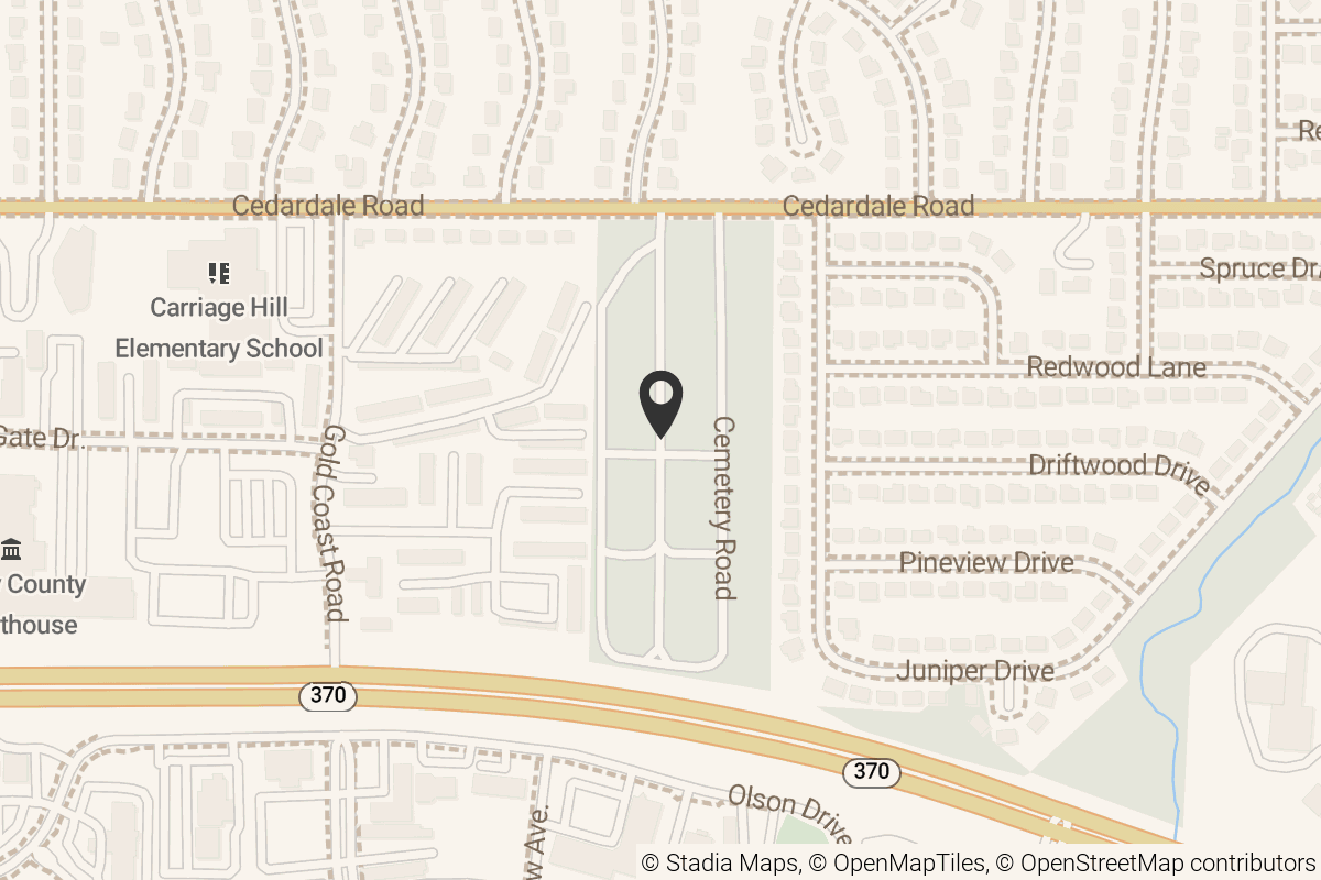 Map with location marker