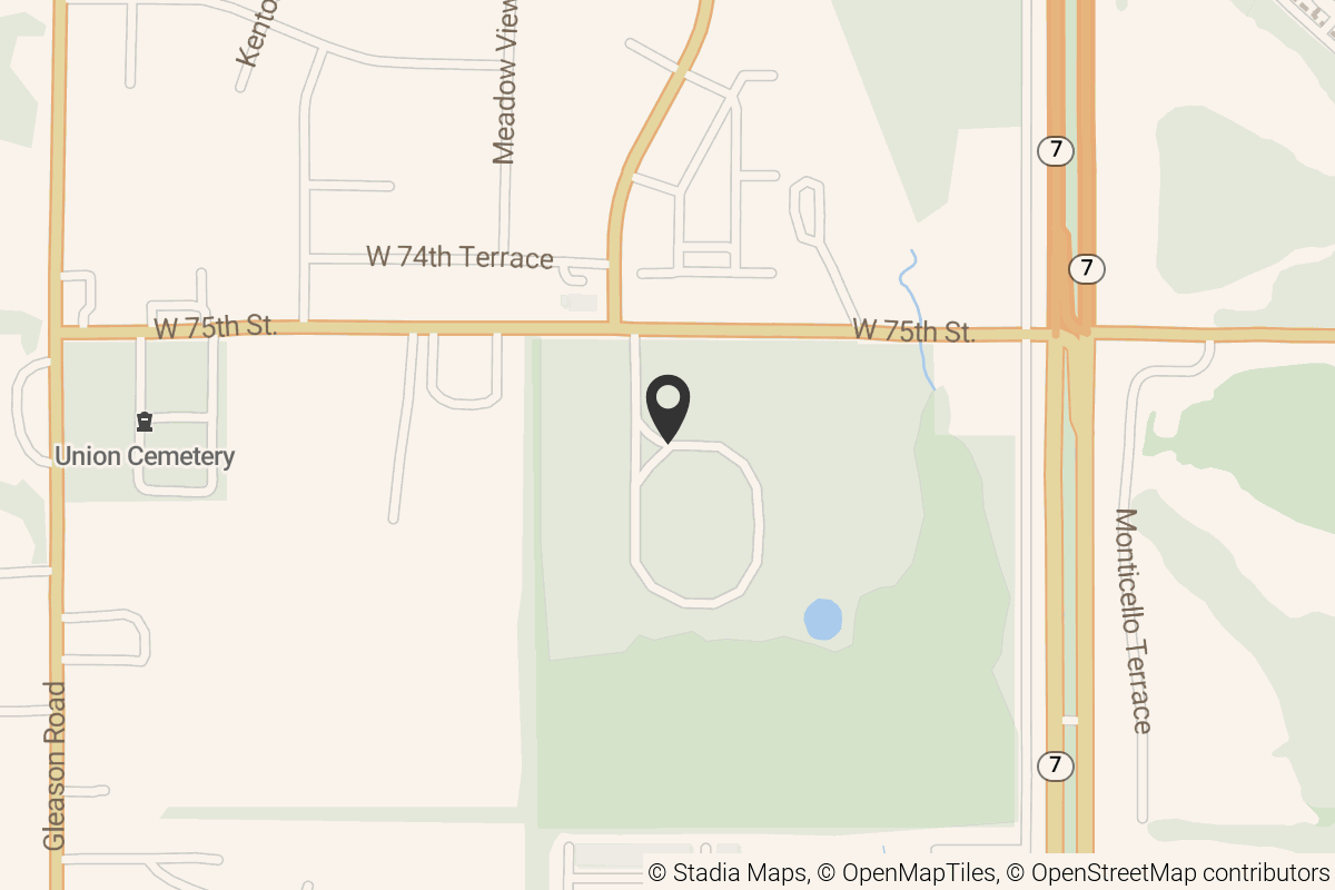 Map with location marker