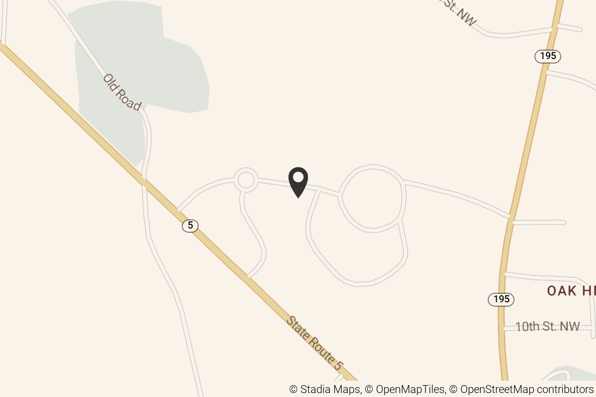 Map with location marker