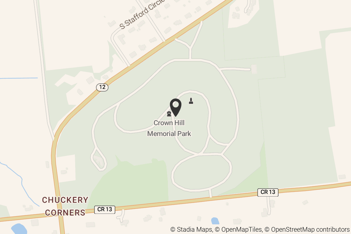 Map with location marker