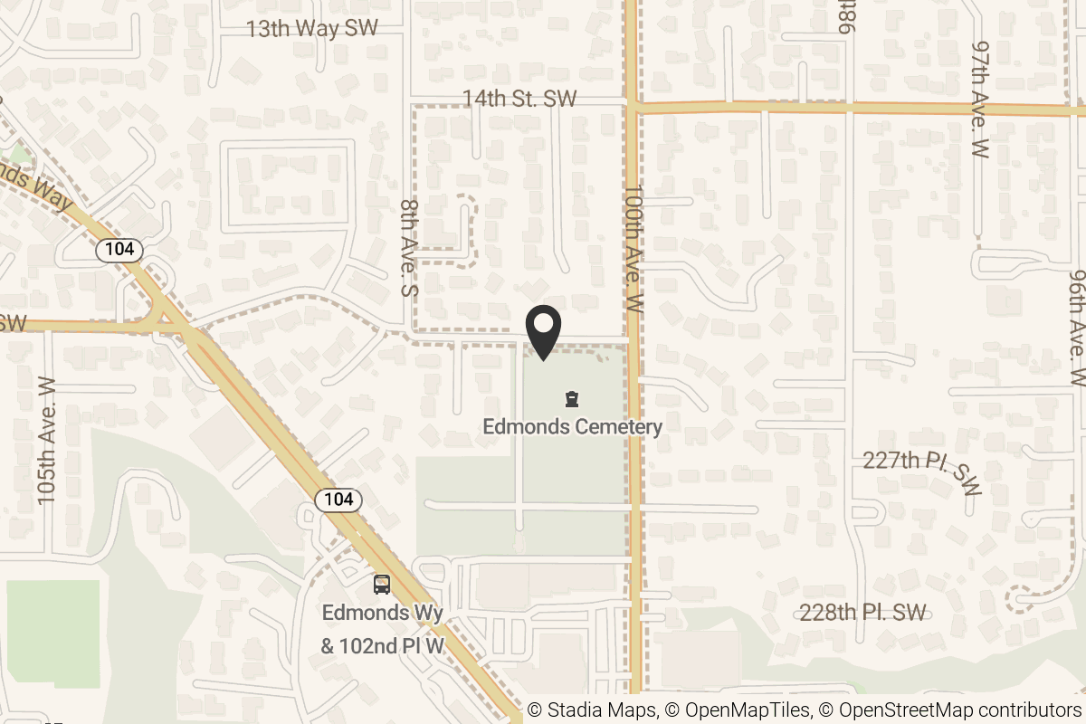 Map with location marker