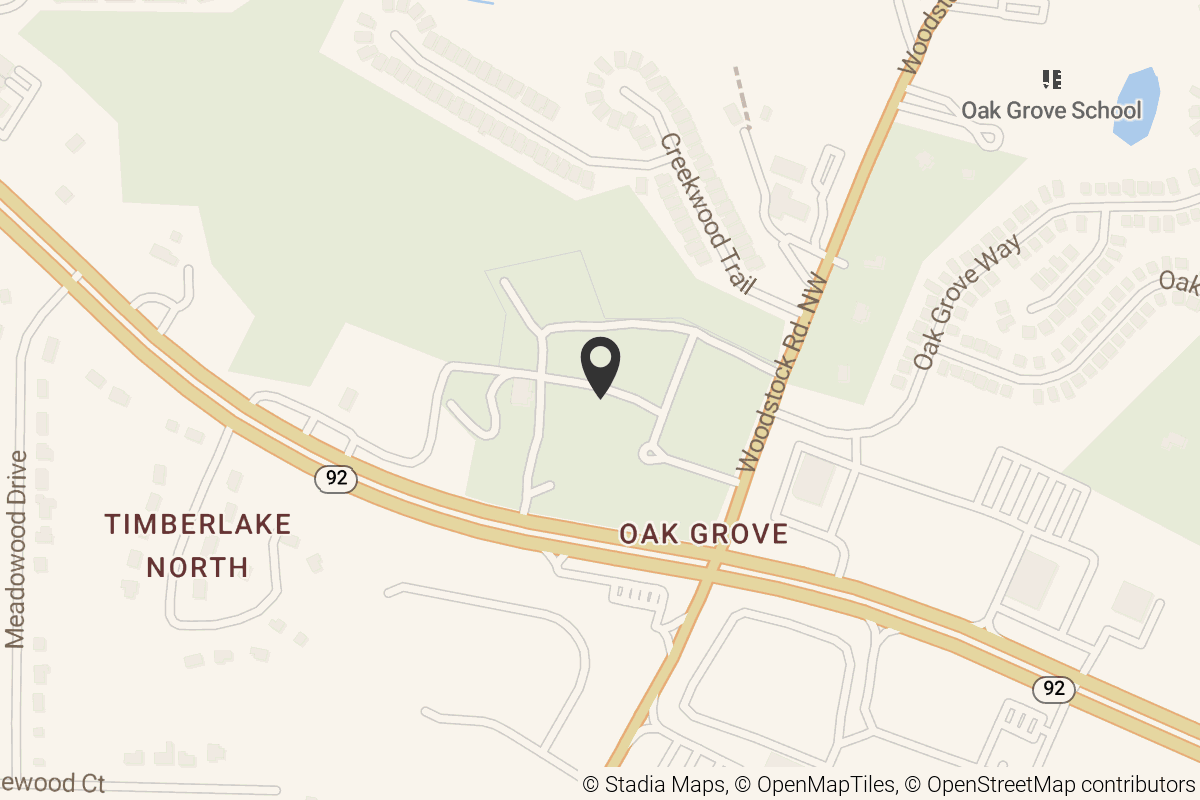 Map with location marker