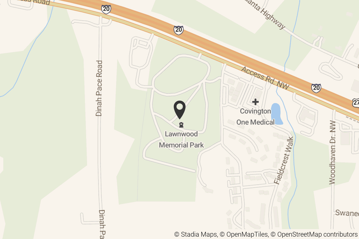 Map with location marker