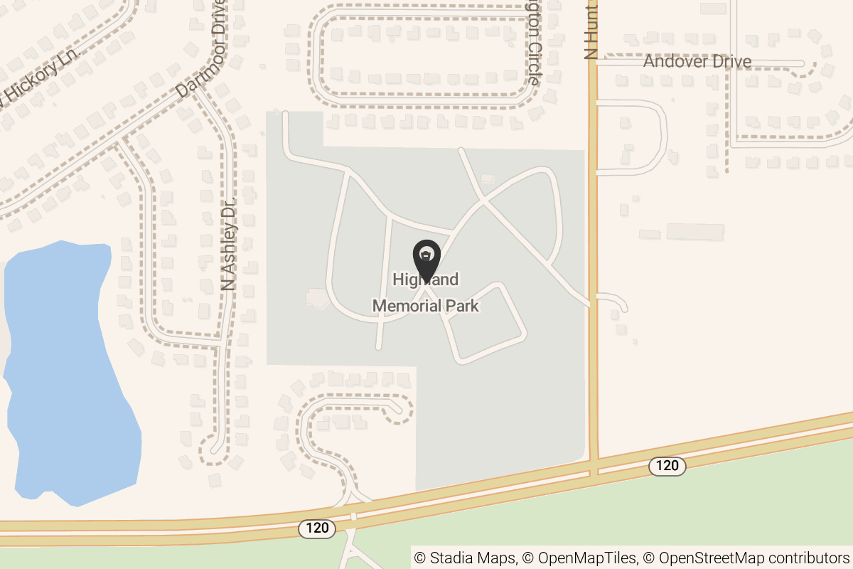 Map with location marker