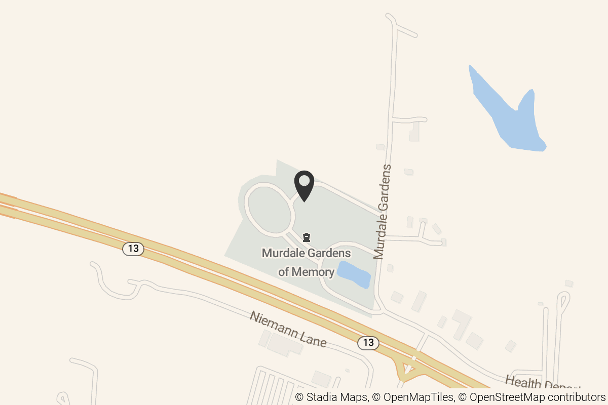 Map with location marker