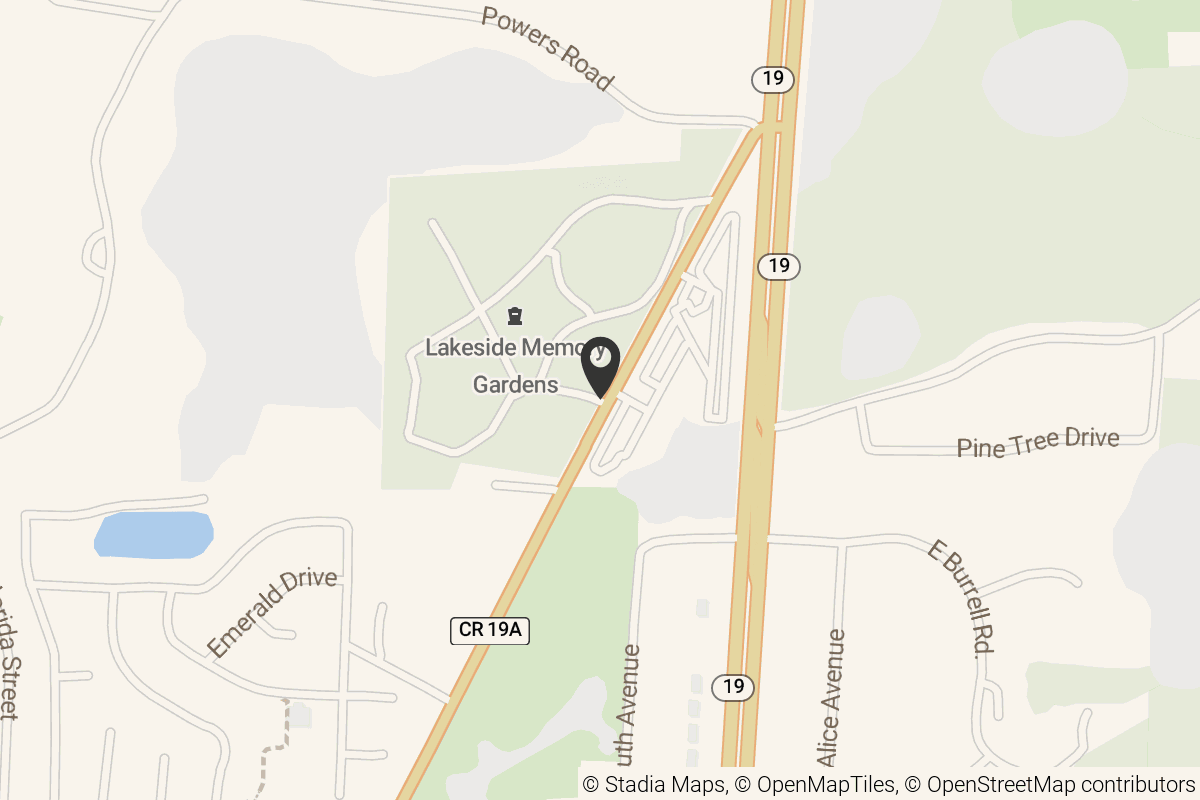 Map with location marker