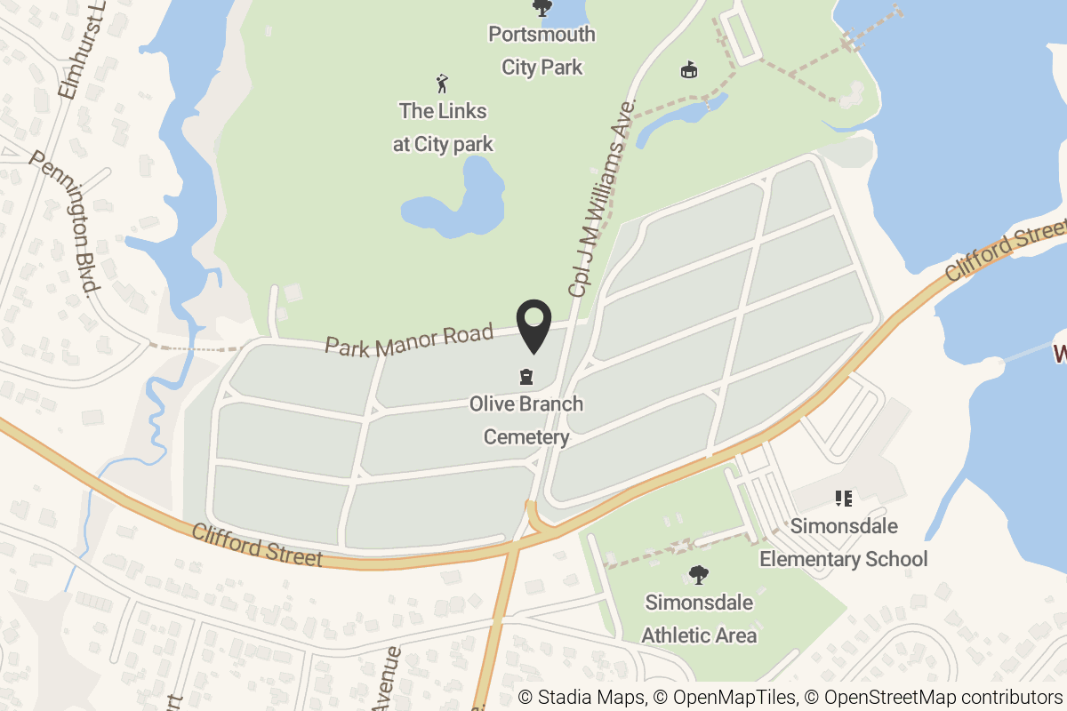 Map with location marker