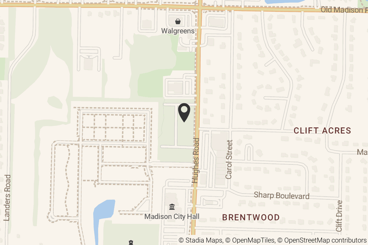 Map with location marker