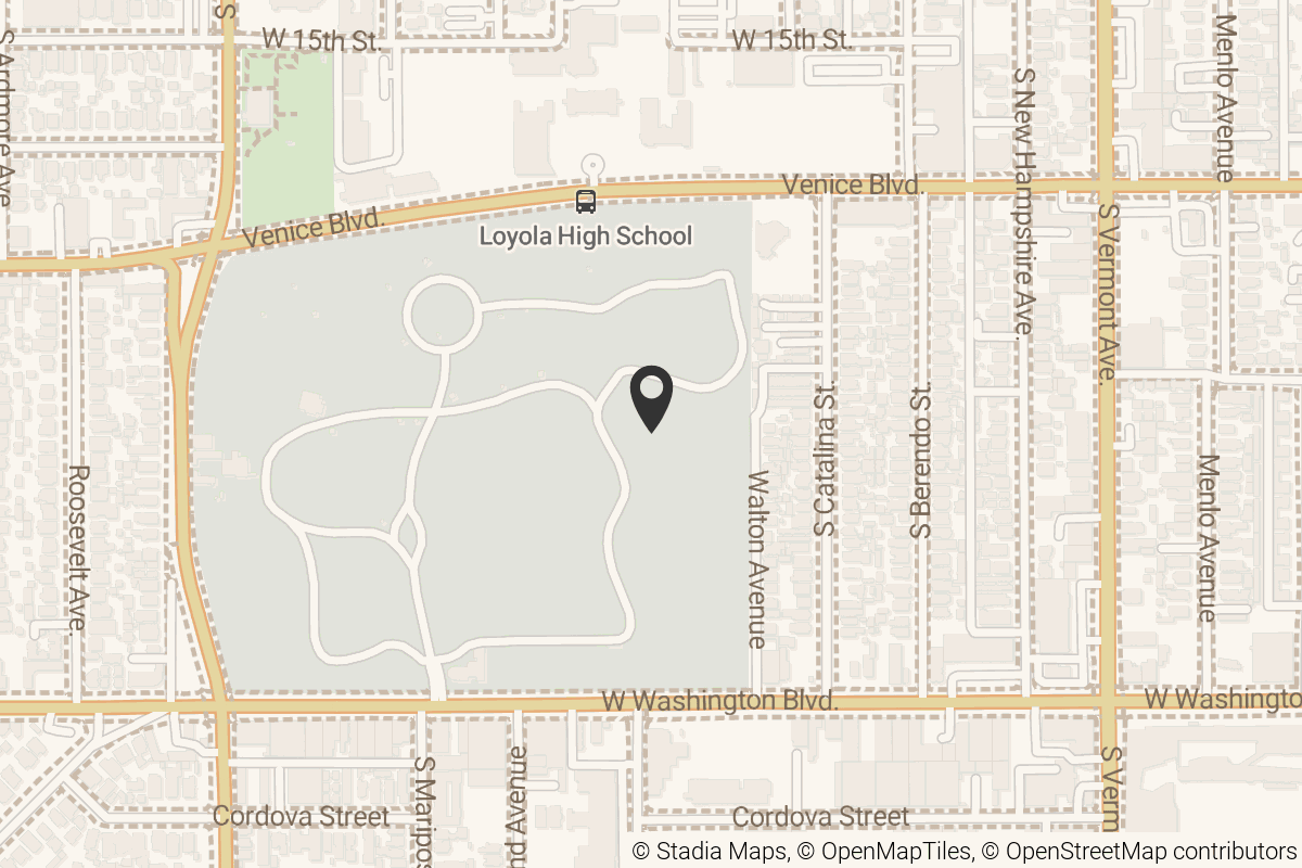 Map with location marker