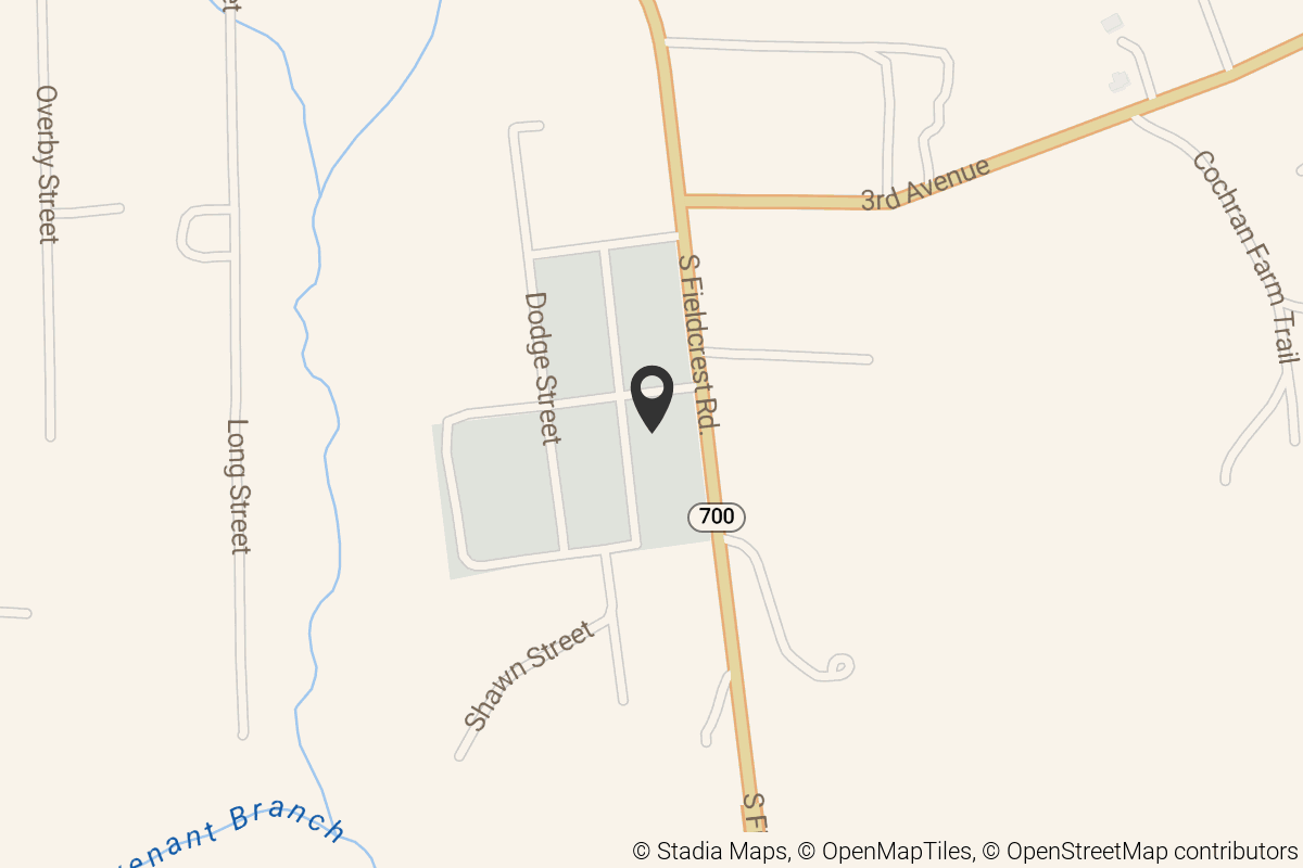 Map with location marker