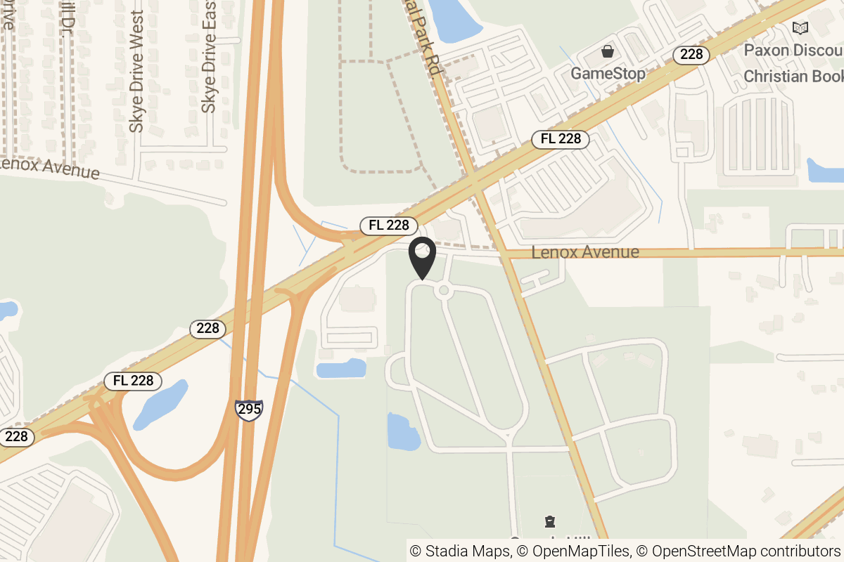 Map with location marker