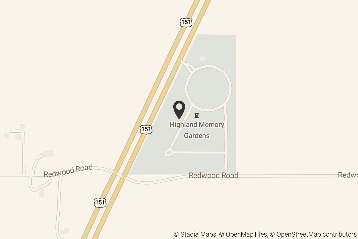 Map with location marker