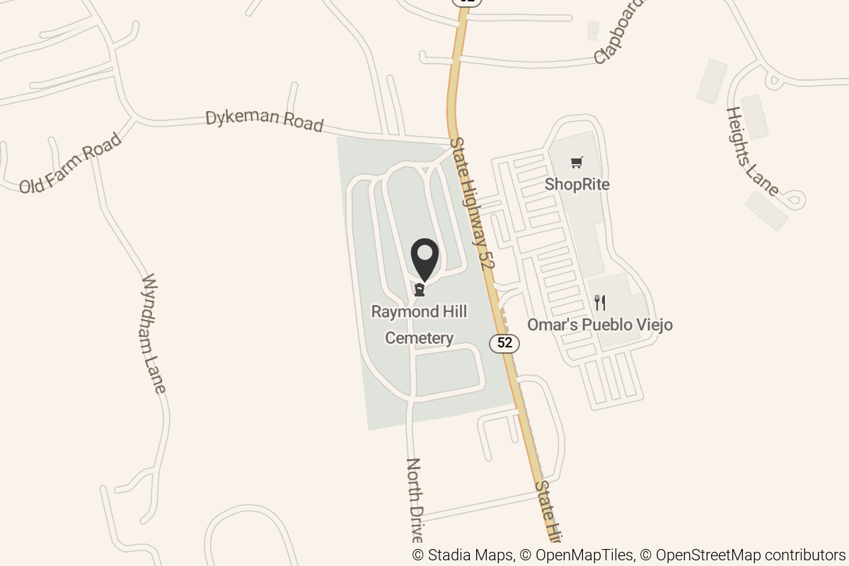 Map with location marker