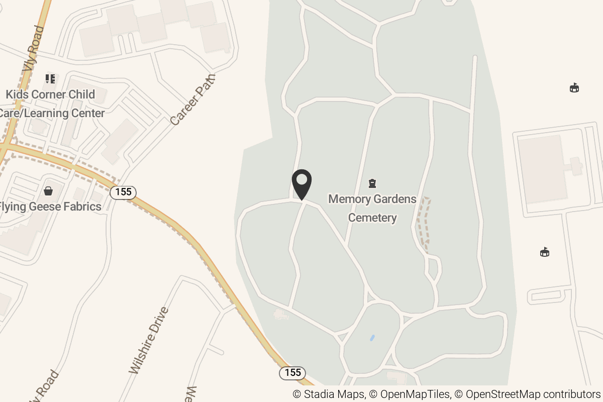 Map with location marker