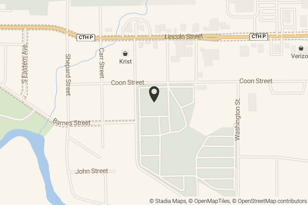 Map with location marker