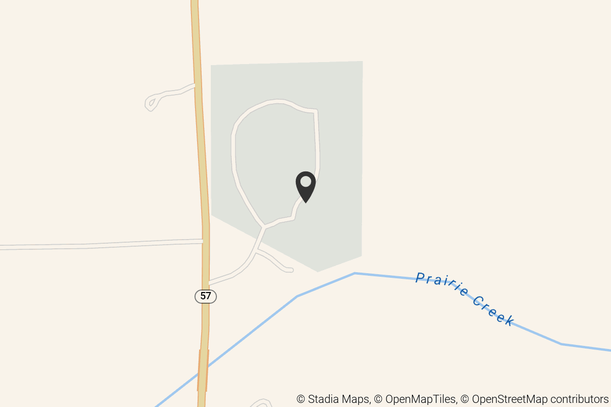 Map with location marker