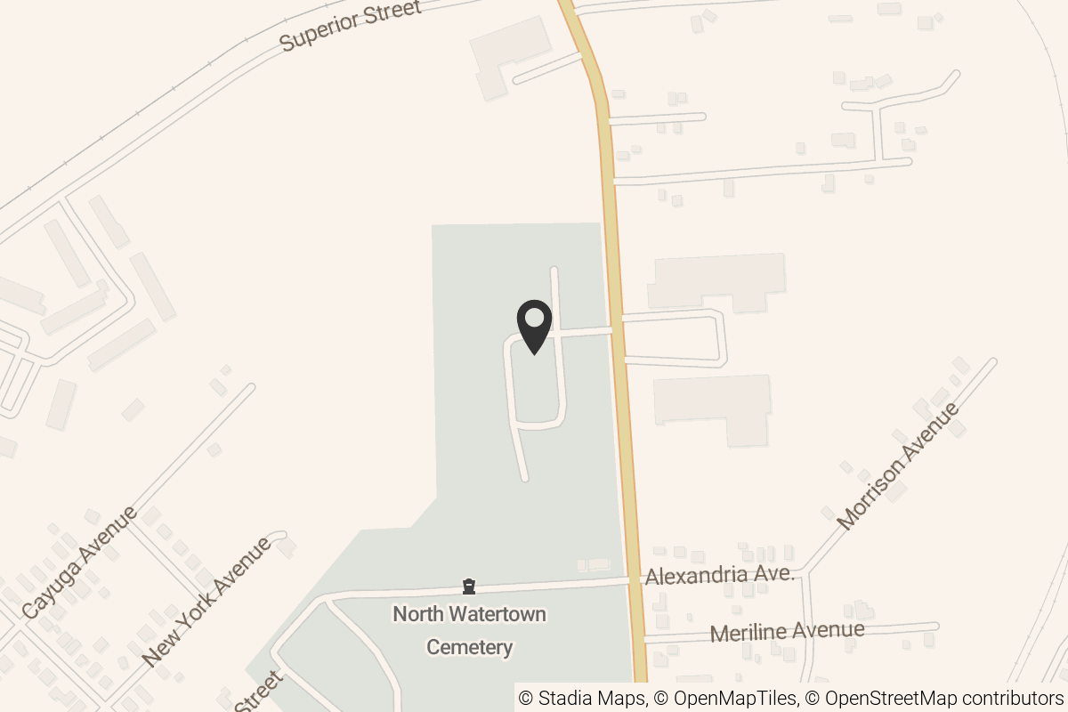 Map with location marker